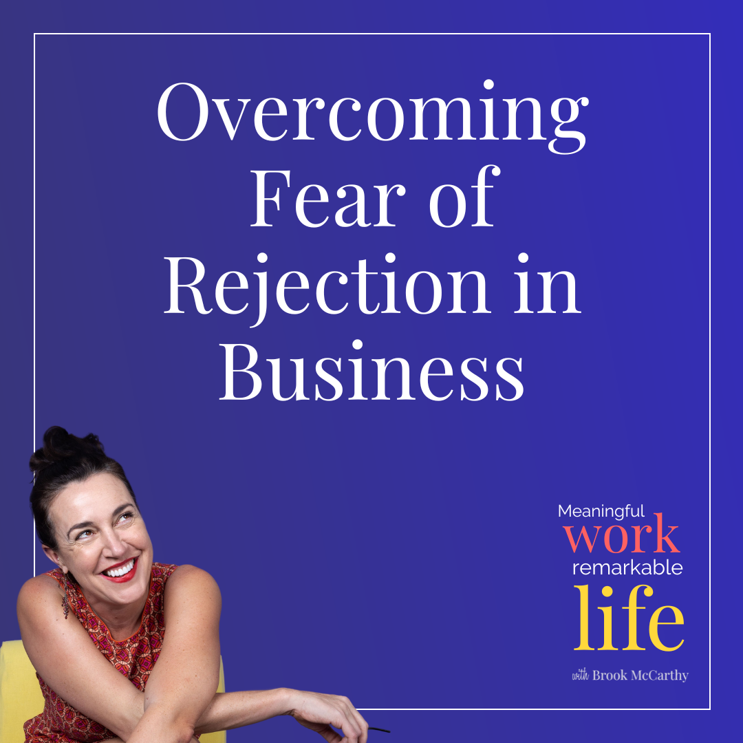 Podcast tile: Overcoming fear of rejection in business